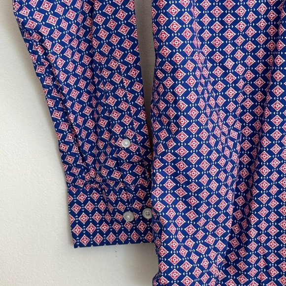 ARIAT Men's Long Sleeve Button Down Shirt - Size Small Embroidered Team Logo - Picture 2 of 11